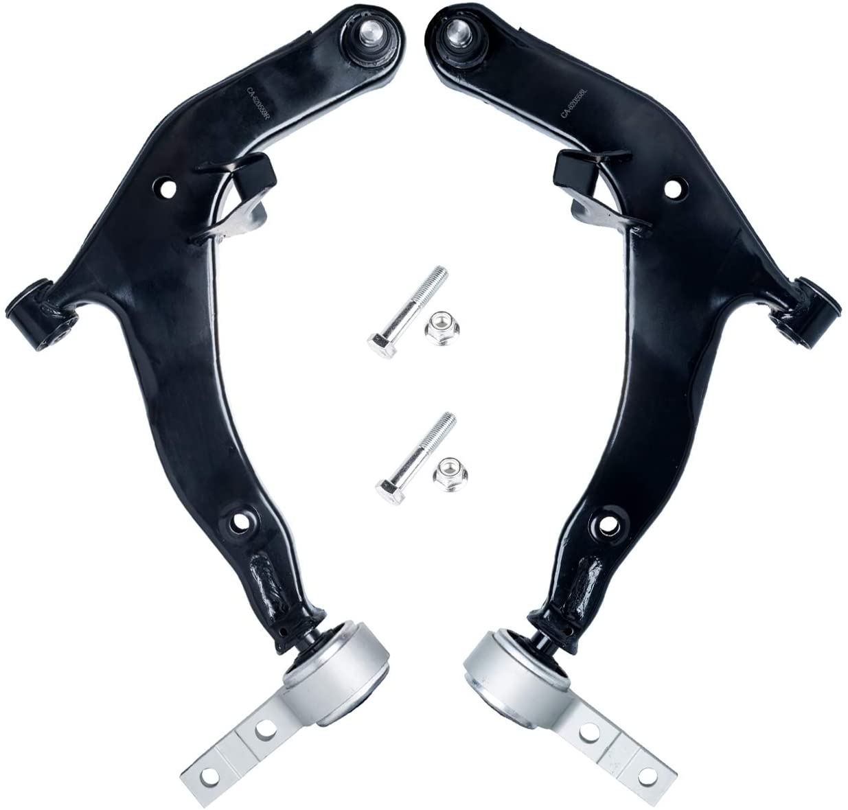 TUCAREST 2Pcs K620558 K620559 Left Right Front Lower Control Arm and Ball Joint Assembly Compatible With 2003 04 05 06 2007 Nissan Murano Driver Passenger Side Suspension