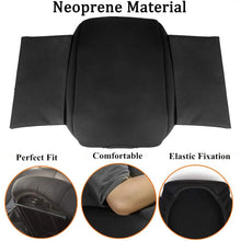 D-Lumina Center Console Cover Armrest Cushion Pad for Toyota Tacoma 2016 2017 2018 Armrest Pad, W/ 2-Side Storage Pockets, Neoprene, Waterproof, Black