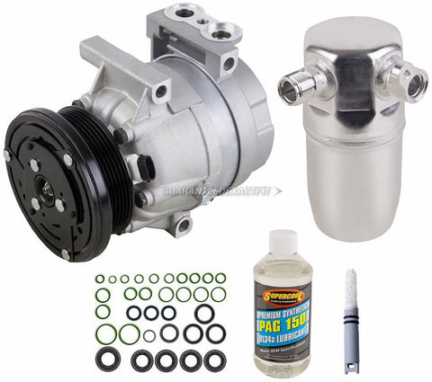 AC Compressor & A/C Kit For Chevy Impala 3.4L & Buick Century - Includes Drier, Expansion Valve, PAG Oil, O-Rings - BuyAutoParts 60-81330RK NEW