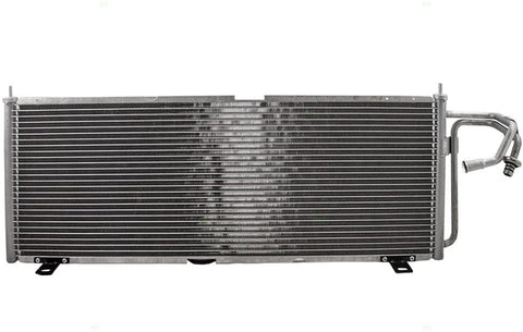 Brock Replacement A/C Condenser Cooling Assembly Compatible with 1997-2001 Cherokee 4.0L 1998-2001 Cherokee 2.5L 55036595AG