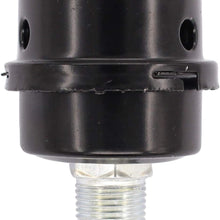 ApplianPar Air Compressor Intake Filter Noise Muffler Silencer 1/2 Inch PT 20mm Thread Metal Pack of 2