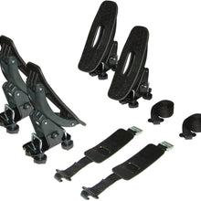 HANSCOSTAR 8pcs Universal 2 Set/8 Roof Rack Cross-Bar-Mounted Saddles Kayak/Canoe/Boat Carrier