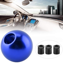 Aramox Gear Shift Knob, Car Universal Manual Knob Gear Shift Head Round Ball Shape (Blue)