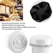 Akozon RV Fan Air Ceiling Cooling Ventilation Grille for Campers Motorhome Travel Trailer Van 24V