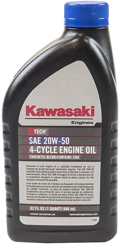 Kawasaki Genuine 20W50 Motor 4-Cycle Engine K-Tech Oil Quart Bottles 99969-6298