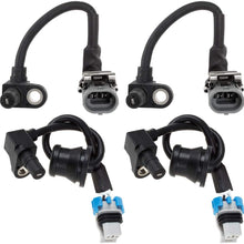 AUTEX 4PCS ABS Wheel Speed Sensor Front & Rear ALS1343 ALS1344