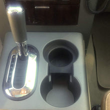 Red Hound Auto 2 Front Center Console Cup Holder Rubber Inserts for 2009-2014 Compatible with Ford F-150 Trucks Without Flow Through Center Console Note - See Photos to Verify Center Console Type