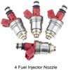 gohantee Fuel Injectors 16600-86G00 Replacement for Nissan Pickup 2.4L 1995 D21 2.4L 1990-1994 JS2-1 16600-86G10 Pack of 4