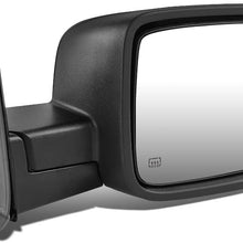 Right Passenger Side Power Heated Foldable LED Turn Signal Light Side Mirror Replacement for Dodge Ram 09-16