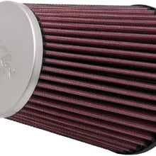 K&N Universal Clamp-On Air Filter: High Performance, Premium, Washable, Replacement Filter: Flange Diameter: 2.75 In, Filter Height: 5.5 In, Flange Length: 0.75 In, Shape: Round Tapered, RC-5131
