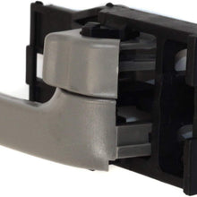 Interior Door Handle Compatible with Toyota Tundra 00-06 Front Right and Left Side Inside Gray W/Door Lock Standard/Extended Cab Pickup