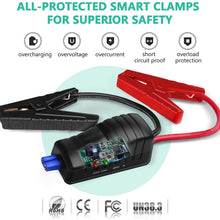 Nekteck Car Jump Starter Portable External Battery Charger 500A Peak with 12000mAh - Emergency Jump Pack Auto Jumper for Sedan Van SUV Boat Smartphone USB Device and More