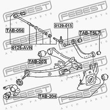 FEBEST TAB-TSL7 Arm Bushing for Rear Arm