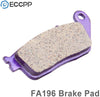 ECCPP FA174 Brake Pads Front and Rear Carbon Fiber Replacement Brake Pads Kits Fit for 1994 1995 1996 1997 1998 1999 2000 2001 2002 2003 2004 2005 2006 2007 2008 2009 2010 2011 2012 Honda