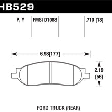 Hawk Performance HB529P.710 SuperDuty Brake Pad