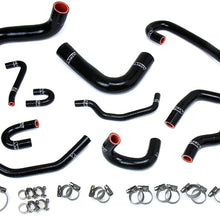 HPS 57-1656-BLK Black Silicone Radiator and Heater Hose Kit Coolant
