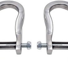 ENIXWILL Front Recovery Chrome Tow Hooks Fit for 2007-2019 Chevy Silverado GMC Sierra 1500 Replace 84072462