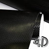 4D Black Carbon Fiber Vinyl Wrap Sticker Air Realease Anti-Wrinkle (10 FT x 5 FT)