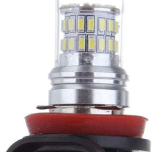 SCITOO White H11 LED Bulbs 48SMD LED Light with Projector for Fog Light Plug and Play Style,2Pcs