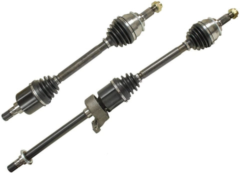 DTA DT1250125021 Front Driver and Passenger Side CV Axles Compatible with Cooper S Model Supercharged With 6 Spd Manual Transmission Only, Come with Bearing Bracket on the Passenger Side