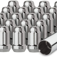 DPAccessories LCS3A6HC2CH04020 20 Chrome 12x1.5 Closed End Spline Tuner Lug Nuts for Aftermarket Wheels Wheel Lug Nut