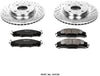 Power Stop K4726 Front Brake Kit with Drilled/Slotted Brake Rotors and Z23 Evolution Ceramic Brake Pads