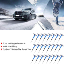 24 PCS Radial Tyre Puncture Patches Tire Repair Tool Car Motorcycle Universal Tubeless Tire Puncture Repair Mushroom Plug Patch Gum for Car,motorcycle,electric vehicle (609mm)