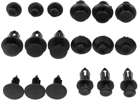 SELEAD 190Pcs Car Retainer Clips Bumper Fastener Rivet Clips Auto Body Clips for GM Ford Toyota Honda