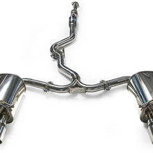 Invidia (HS15STIG3T) Q300 Rolled Titanium Quad Tip Cat-Back Exhaust System for Subaru WRX/STI