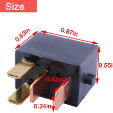 AC Starter Relay Micro Iso 4 Pin 12V G8HL-H71 for 2003-2014 Honda Accord 2006-2014 Honda Civic 2007-2014 Acura MDX Honda CR-V Acura TL TSX MDX 39794-SDA-A03 39794-SDA-A05 RY1224