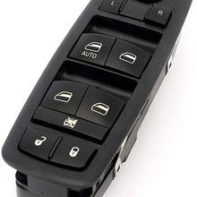 Driver Side Master Power Window Switch - Replaces Part 4602632AH, 4602632AG, 4602632AF - Fits Dodge Nitro and Jeep Liberty 2008, 2009, 2010, 2011, 2012, Dodge Journey 2009, 2010