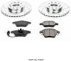 Power Stop K4623 Front Brake Kit with Drilled/Slotted Brake Rotors and Z23 Evolution Ceramic Brake Pads