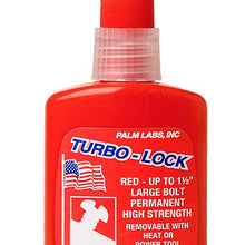 Turbo-Lock 15-050 (Loctite 277) Red Threadlocker - Permanent High Strength for Large Threads - 50mL Bottles - Case of 10