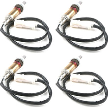 MOSTPLUS O2 Oxygen Sensor Front Rear Down/Upstream Compatible with Ford Mercury (Set of 4) Replace 11171843 15717