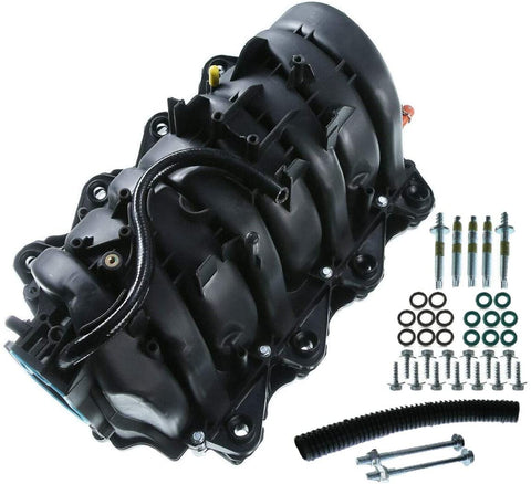 Upper Intake Manifold Assembly for Chevrolet Silverado Express Suburban Tahoe GMC Cadillac Hummer Workhorse (Without map sensor)