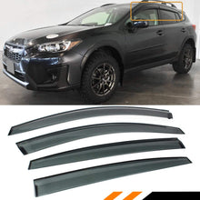 Cuztom Tuning Fits for 2018 2019 2020 Subaru Crosstrek & 2017-2020 Impreza 5 Door Hatchback Smoke Window Visor Rain Guard Deflector