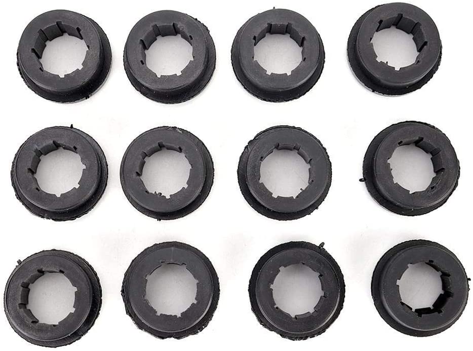 Dingln 12pcs Rubber Bushings Kit Fits for Skunk2 EG EK DC Lower Control Arm and Rear Camber