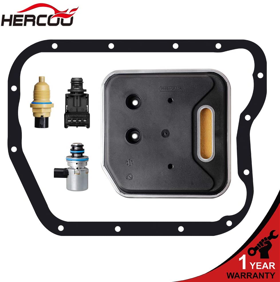 HERCOO Governor Pressure EPC Solenoid Transducer Output Speed Sensor with Filter Gasket Kit for Dodge Ram 1500/2500/3500, Dodge Dakota/Durango, 2000-2004 Grand Cherokee