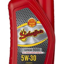 Schaeffer Manufacturing Co. 9003D-012S Supreme 9000 Full Synthetic Gasoline Engine Oil, 5W-30, 1 Quart