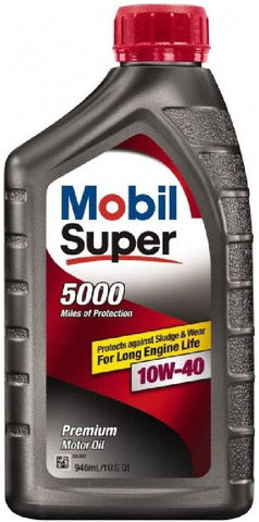 Mobil Super (120430-6PK 10W-40 Motor Oil - 1 Quart, (Pack of 6)