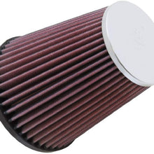 K&N Universal Clamp-On Air Filter: High Performance, Premium, Replacement Engine Filter: Flange Diameter: 2.5 In, Filter Height: 5.9375 In, Flange Length: 0.75 In, Shape: Round Tapered, RC-9510