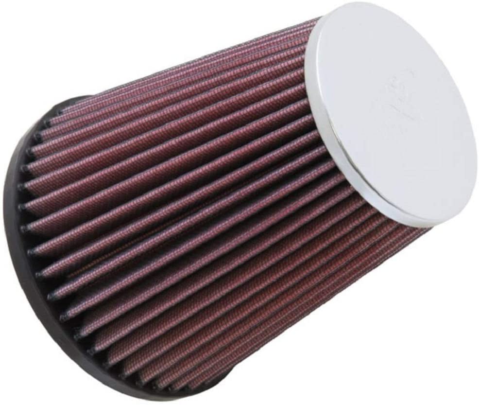 K&N Universal Clamp-On Air Filter: High Performance, Premium, Replacement Engine Filter: Flange Diameter: 2.5 In, Filter Height: 5.9375 In, Flange Length: 0.75 In, Shape: Round Tapered, RC-9510