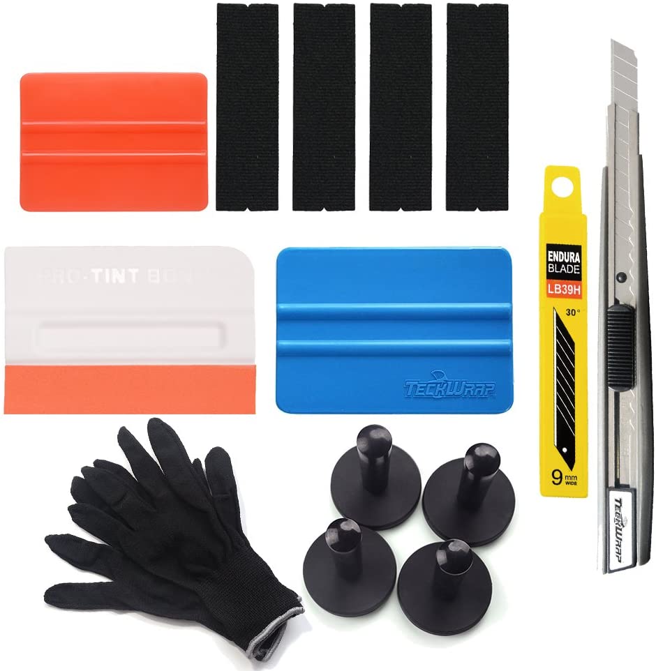 7MO Car Vinyl Wrap Tool Kit for Starter Vinyl Film Installation 1 Set