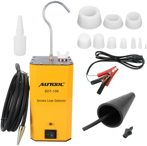 AUTOOL SDT-106 12V Vehicles Automotive Diagnostic Fuel Leak Detectors EVAP Pipe Leakage Tester Locator For