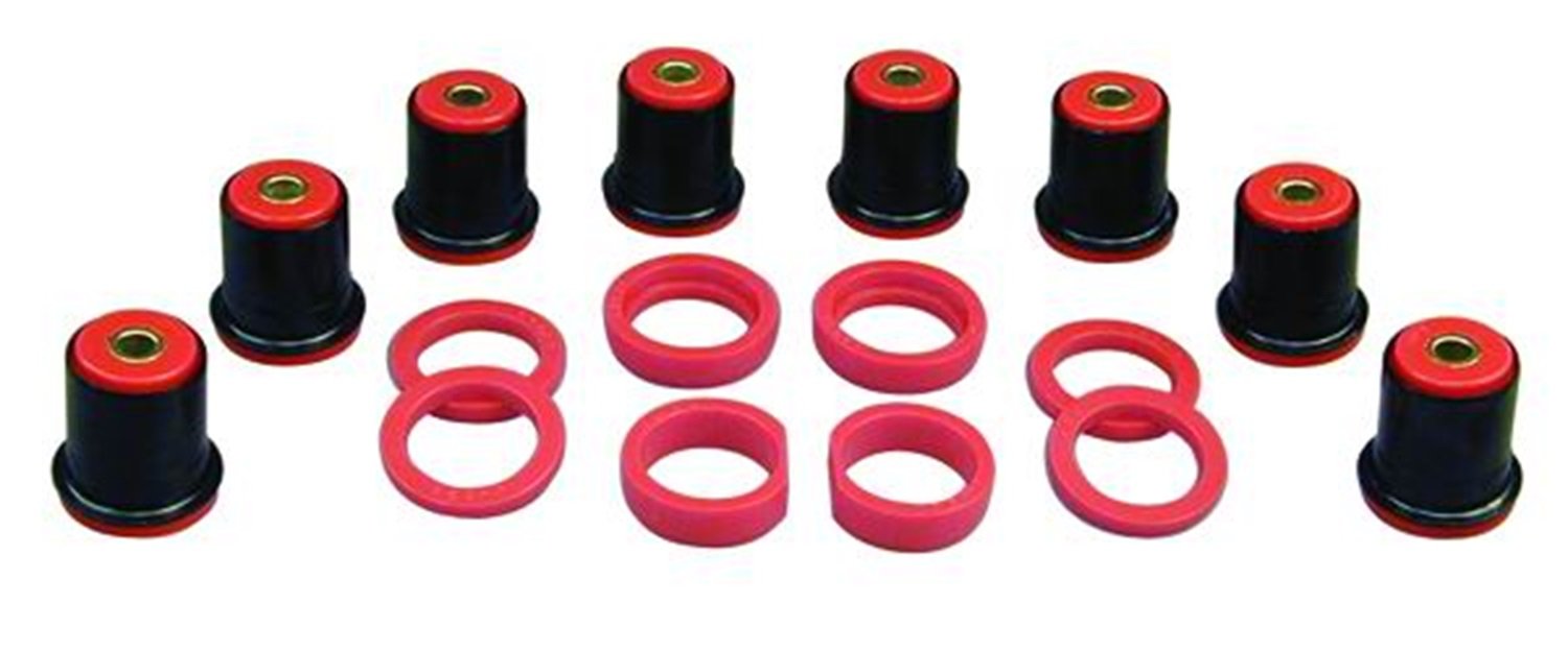 Prothane 7-225 Red Rear Control Arm Bushing Kit with Shells
