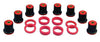 Prothane 7-225 Red Rear Control Arm Bushing Kit with Shells