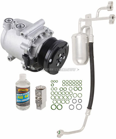AC Compressor & A/C Repair Kit For Ford Expedition Lincoln Navigator w/Rear AC 2005 2006 - BuyAutoParts 60-80463RK New