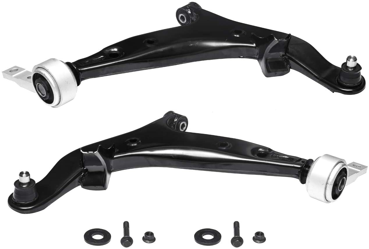 TUCAREST 2Pcs K620560 K620561 Left Right Front Lower Control Arm and Ball Joint Assembly Compatible With 2004 2005 2006 2007 2008 2009 Nissan Quest Driver Passenger Side Suspension