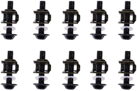 Bolts,10x Motorcycle M6 6mm Billet Aluminum Fairing Bolts Spire Fastener Clips