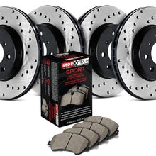 Stoptech 989.42086 Sport Axle Pack Drilled 4 Wheel Kit